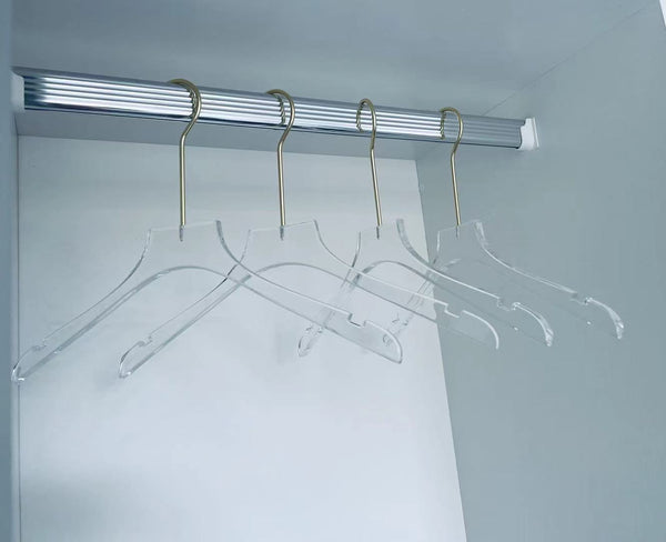 Acrylic clothes Hangers (pack of 10)